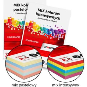 Papier ksero EMERSON A4/80 mix pastelowy 250 sztuk /XEM1000250n/ - 2861789972