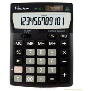 Kalkulator biurowy 12 - pozycyjny VECTOR DK- 222 !brak informacji o dostpnoci! - 2861790482