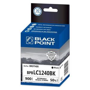 Tusz zamienny do BROTHER LC1240BK marki Black Point, black /BPBLC1240BK/ - 2861791190