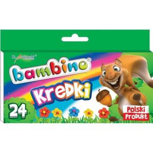 Kredki wiecowe BAMBINO 24 kolory - 2861791789