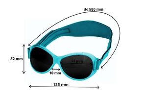 Okulary przeciwsoneczne UV, 2-5 lat, KIDZ BANZ - niebieski - 2849794941