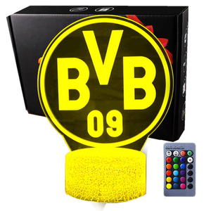 Lampka 3D nocna led usb Borussia Dortmund BVB - 2876851613