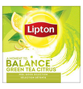 Lipton Green Tea Citrus - 100 saszetek w kopertkach - 2827761620