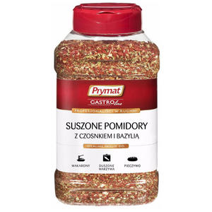 Suszone pomidory z czosnkiem i bazyli (PET) - 350g - 2867445159