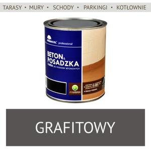 Beton i Posadzka - farba do betonu / linii - 0,75l grafitowy - 2827421642