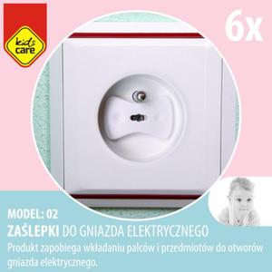 Zalepki do gniazdka elektrycznego - Model 02 KIDS CARE - 2827421791