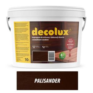 DECOLUX - PALISANDER 10l - impregnat do ochrony i dekoracji drewna z dodatkiem woskw - 2827421881