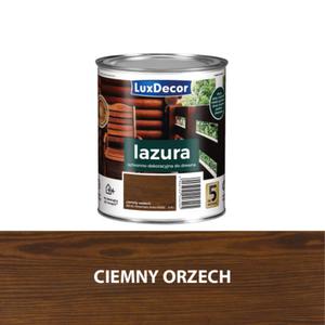 Lazura Luxdecor 5 lat ochrony, ciemny orzech 0,75 l - 2827421999