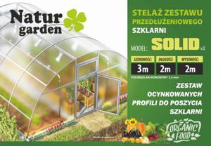 Zestaw PRZEDUENIOWY do szklarni SOLID II o 2 m - 2878747971