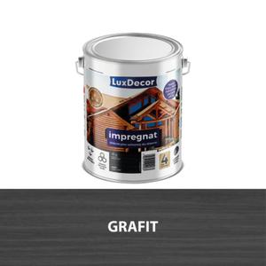 LuxDecor 1 l grafit impregnat dekoracyjno-ochronny do drewna - 2860913691