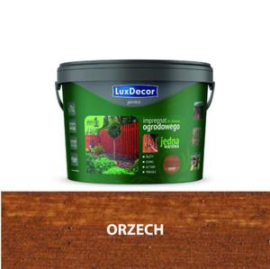 Impregnat do drewna ogrodowego 4,5l - Luxdecor garden kolor: orzech - 2873370419