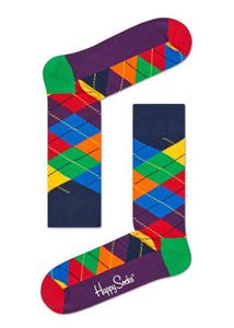 Skarpetki Happy Socks - ARY01-6002 - kolorowe kwadraty - 2840823697