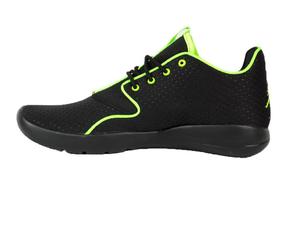 Buty Air Jordan Eclipse GS - 724042-015 - Czarny z zielonymi elementami - 2843667976