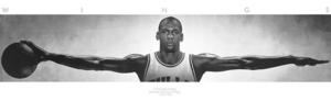 Plakat Michael Jordan Wings - 182,5 cm x 58,5 cm - Wings - 2856232017