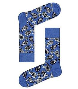 Skarpetki Happy Socks Paisley - PAI01-6000 - niebieskie, wzr Paisley - 2846601902