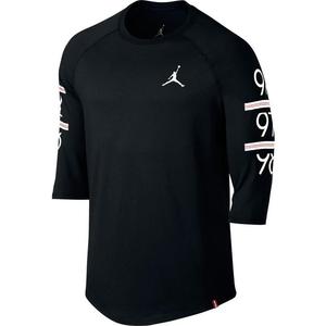 Koszulka Air Jordan 6 Times 3/4 Raglan - 862423-010 - Black - 2855321926