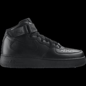 Buty Nike Air Force 1 Mid All Black - 315123-001 - 2836012392