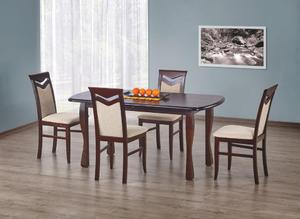 Zestaw: stół Henryk (160-200x80x75 cm) i 4 krzesła Citrone Halmar - 2845113834