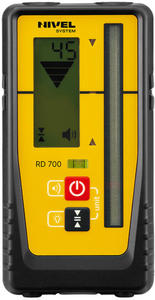 Czujnik / detektor cyfrowy laserowy Nivel System RD700 DIGITAL z uchwytem - do niwelatorw laserowych rotacyjnych - 2859600966