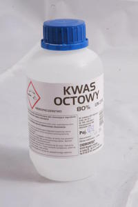 Kwas octowy 80% 500 ml (0,5 L)