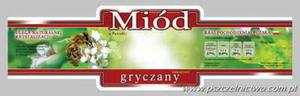 Etykiety ozdobne na mid gryczany - 2423580638