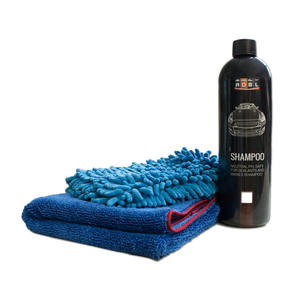 Zestaw do mycia auta ADBL Shampoo 1L + Monster Shine Wiggle rkawica + Fluffy Dryer rcznik do osuszania - 2857927628