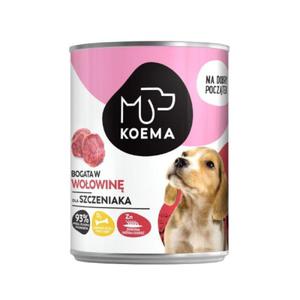 KOEMA JUNIOR karma mokra 90% misa, woowina 400 g - 2877595597