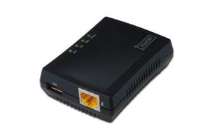 Digitus Wielofunkcyjny serwer wydruku/Print server 1xUSB 2.0 Hub sieciowy, NAS, 1x RJ45, LAN 10/100Mbps - 2866619387