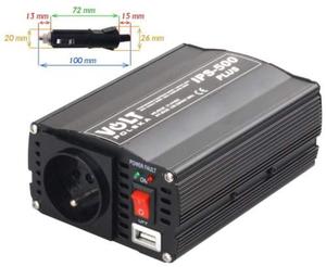 PRZETWORNICA VOLT POLSKA IPS-500 PLUS 24V / 230V 350/500 W - 2877797645