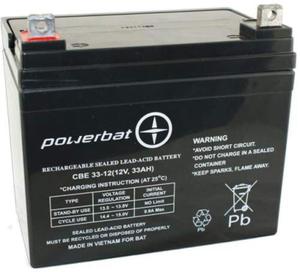 Akumulator PowerBat AGM 12V 33Ah - 2876981454