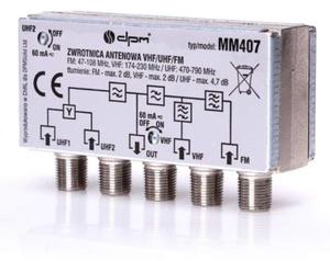 Zwrotnica antenowa DVB-T FM/VHF/UHF1/UHF2 - 2876691300