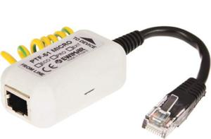 Miniaturowy ogranicznik przepi do ochrony sieci LAN, EWIMAR PTF-51-PRO/PoE/Micro - 2876691315
