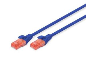 Patch cord U/UTP kat.6 PVC 2m Niebieski - 2868169354