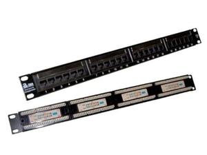 Patch panel UTP kat.5e 24 porty LSA 1U - 2876981833