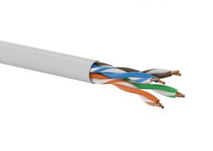 Kabel U/UTP kat.5E PVC linka 305m Szary - 2875298556