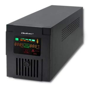 Qoltec Zasilacz awaryjny UPS | Monolith | 1000VA | 600W | LCD | USB - 2868326191