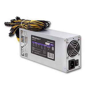 Qoltec Zasilacz PCI-E 1850W | 80 Plus Platinum | Gaming Miner - 2868327137