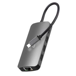 HUB USB-C 8 portw MT5044 3xUSB-A 3.0, 1xUSB-C PD, 1xRJ45, 1xHDMI 4K, 1xSD 1xMicro SD - 2876385877