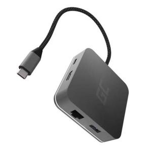 Hub USB-C GC 6w1 3xUSB 3.0, HDMI, RJ45 (Ethernet), USB-C PD - 2876496310