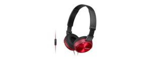 Suchawki handsfree, mikrofon MDR-ZX310AP Red - 2877897680