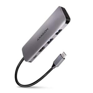 Wieloportowy hub HMC-5 2x USB-A, HDMI, SD/microSD, USB 3.2 Gen 1, PD 100W, 20cm USB-C kabel - 2878001565