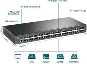 SWITCH TP-LINK TL-SG3452X - 2877798025