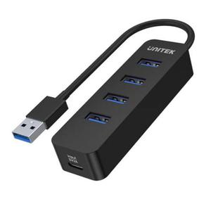 Hub USB-A; 4x USB-A 3.1; Aktywny; 10W; H1117A - 2877229942