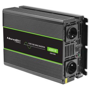 Przetwornica napicia Monolith | 2000W | 4000W | 24V na 230V | Czysty Sinus - 2877433644