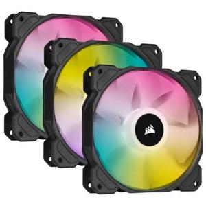 Wentylator SP120 RGB ELITE 120mm z kontrolerem Lighting Node CORE, 3pak czarny - 2875299099