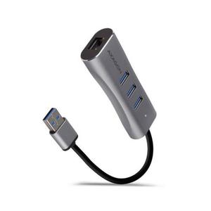 Karta sieciowa HMA-GL3AP 3x USB-A + GLAN, USB3.2 Gen 1 hub, metalowy, micro USB power, 20cm USB-A kabel [OUTLET] - 2875299127