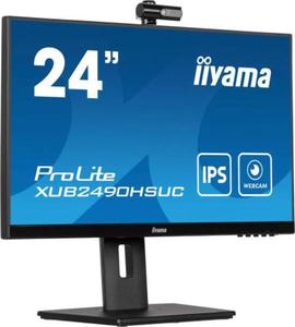 Monitor LED IIYAMA XUB2490HSUC-B5 kamera IPS HAS PIVOT - 2875613374