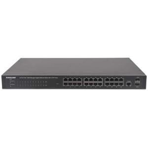 Przecznik Intellinet Gigabit 24x 10/100/1000 RJ45 POE+ 2x SFP MANAGED - 2876874179