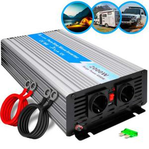 Extralink OPIP-2000W | Przetwornica napicia | samochodowa 12V, 2000W czysty sinus - 2877125964