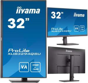 Monitor LED IIYAMA XUB3294QSU-B1 HDMI DisplayPort USB - 2878002346